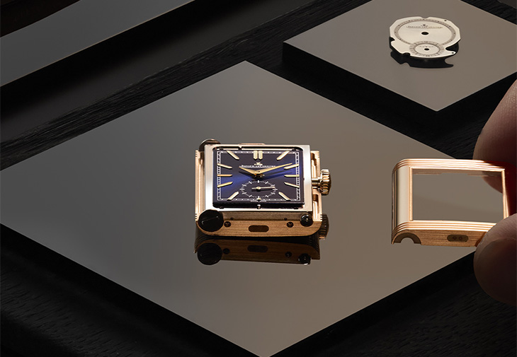 JAEGER-LECOULTRE積家Reverso Tribute Duoface翻轉系列雙面雙時區小秒針腕錶玫瑰金款