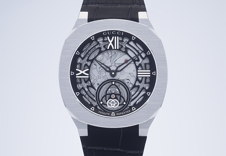 GUCCI古馳三問報時陀飛輪