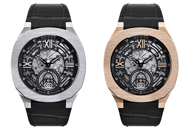 GUCCI古馳三問報時陀飛輪