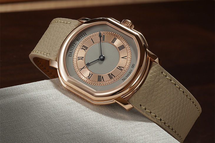 DANIEL ROTH Extra Plat Rose Gold腕錶
