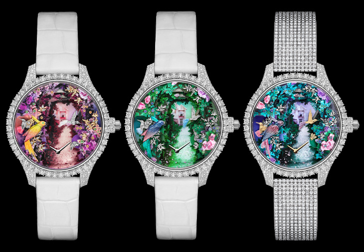 DIOR迪奧Grand Soir Automate「La Roseraie」系列高級腕錶