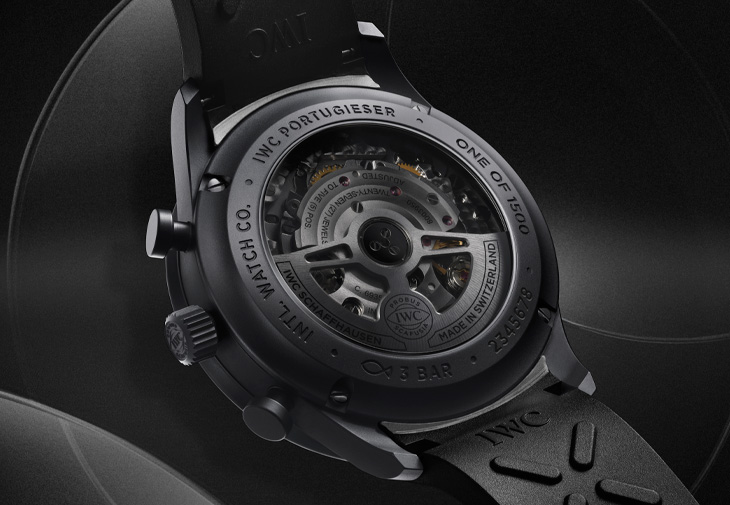 萬國錶IWC葡萄牙系列瓷化鈦金屬計時腕錶