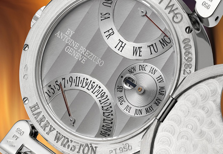 海瑞溫斯頓HARRY WINSTON Opus Two Perpetual Tourbillon Ref. 200MTQPAP38