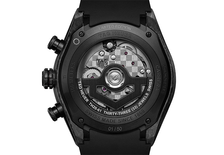 TAG HEUER泰格豪雅Carrera Extreme Sport TH-Carbonspring陀飛輪計時腕錶