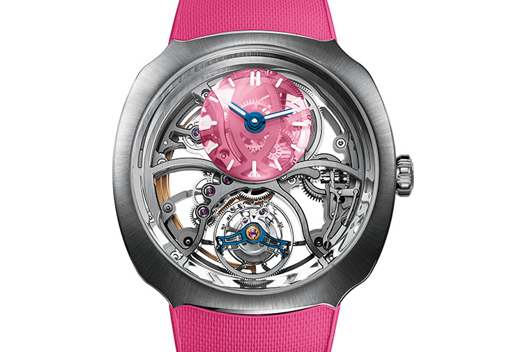 亨利慕時H. MOSER & CIE.疾速者圓柱陀飛輪鏤空腕錶Alpine