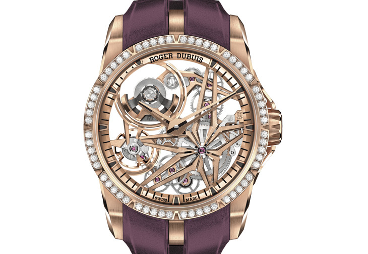 ROGER DUBUIS Excalibur Monobalancier鏤空腕錶