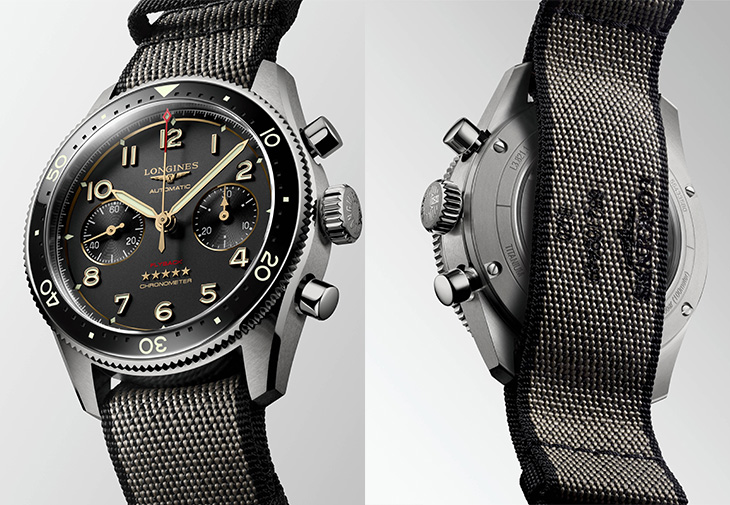 浪琴表LONGINES Spirit Flyback先行者系列飛返計時鈦金屬腕錶