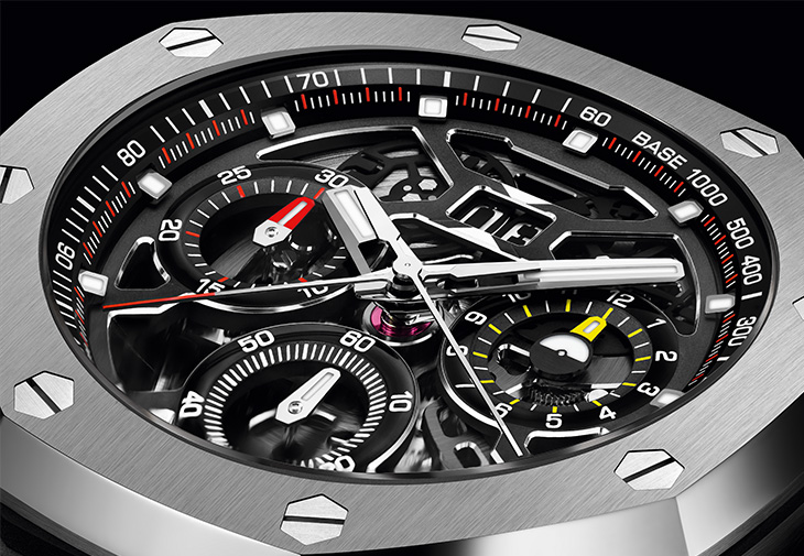 愛彼Royal Oak Concept皇家橡樹概念系列雙追針GMT大日期計時碼錶