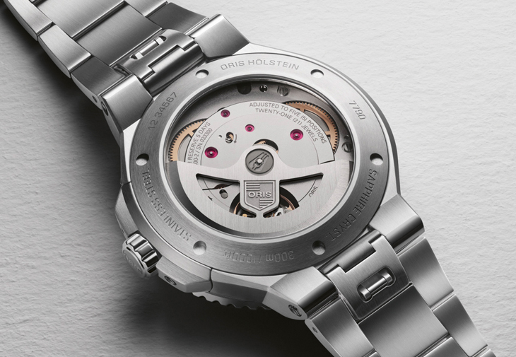豪利時ORIS Aquis Upcycle背面