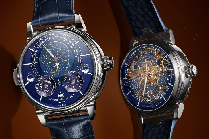 集結24項天文複雜功能／江詩丹頓Les Cabinotiers閣樓工匠「Cosmica Duo」超卓複雜功能雙面腕錶