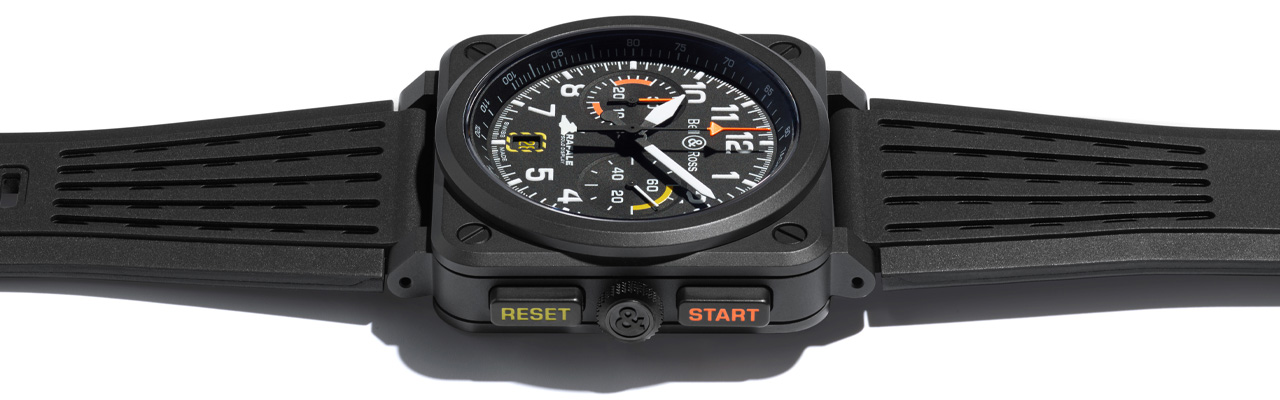 BELL &ROSS柏萊士BR-03 Chrono Rafale Solo Display計時腕錶