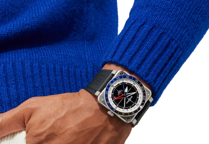 BELL & ROSS柏萊士BR-03 GMT Compass腕錶