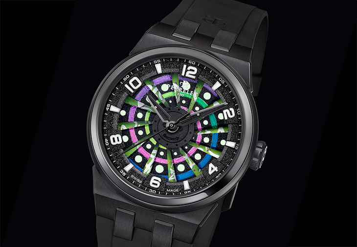 PERRELET沛力錶Turbine旋風系列腕錶Perrelet X The Dial Artist - Time For Art Edition