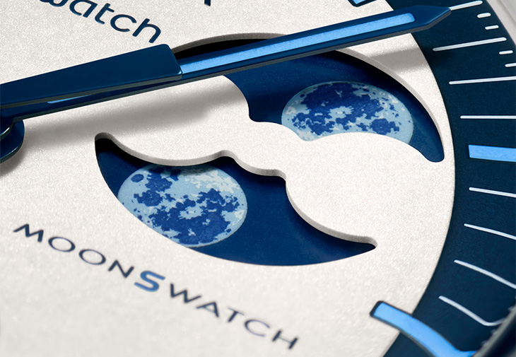 Swatch BIOCERAMIC MOONSWATCH MISSION TO THE SUPER BLUE MOONPHASE腕錶