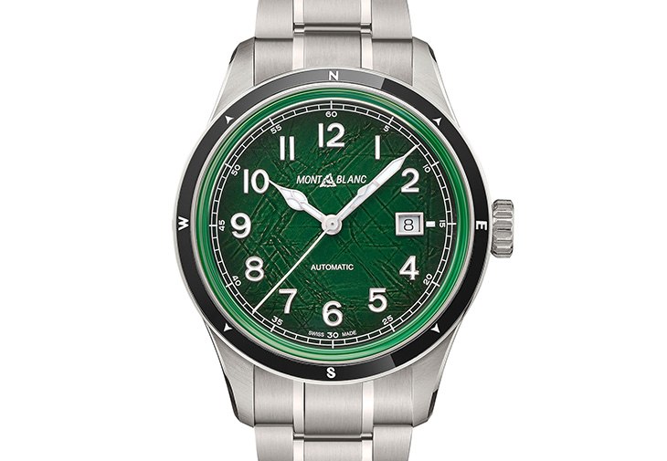 萬寶龍MONTBLANC 1858系列日期顯示自動零氧腕錶