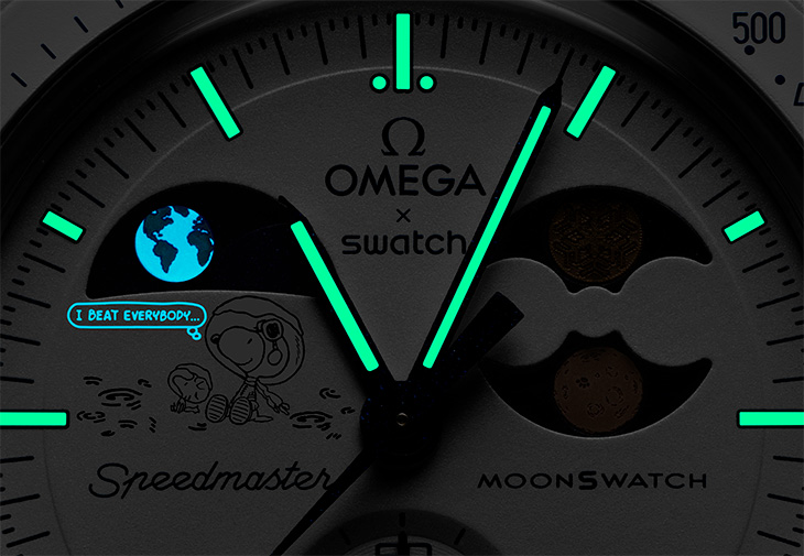 SWATCH Mission to Earthphase Moonshine Gold Cold Moon