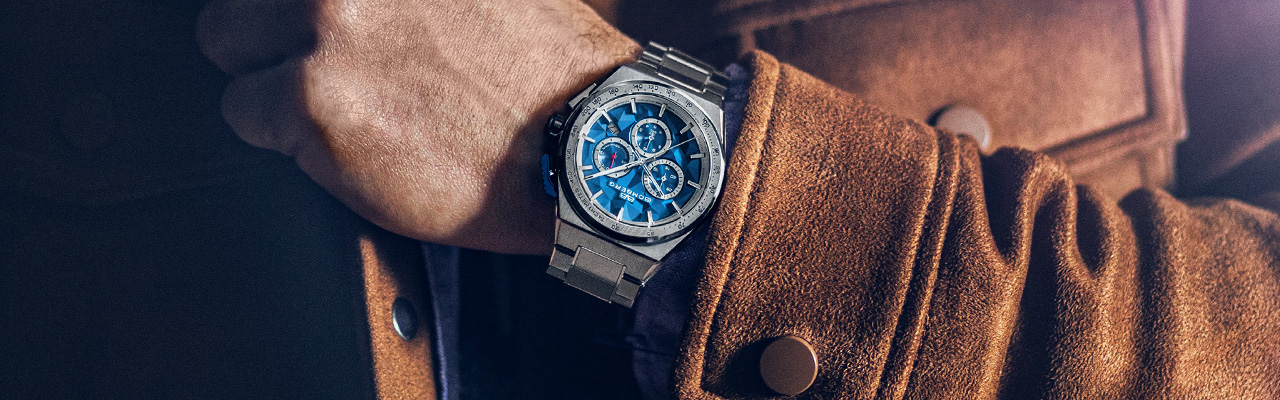 BOMBERG炸彈錶Apex Pulse Cb脈衝藍計時碼錶