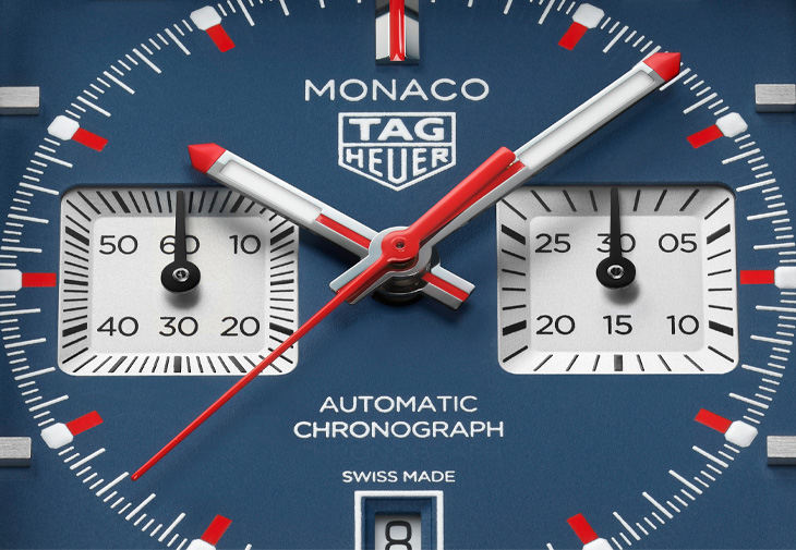 TAG HEUER泰格豪雅Monaco系列左冠計時腕錶