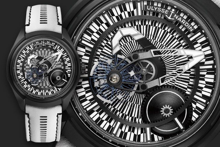 雅典錶Freak X 箭羽紋特別款腕錶 目眩神迷的奇想