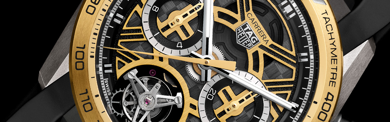 TAG HEUER泰格豪雅Carrera Chronograph Tourbillon Extreme Sport F1® 75週年黃金限量版