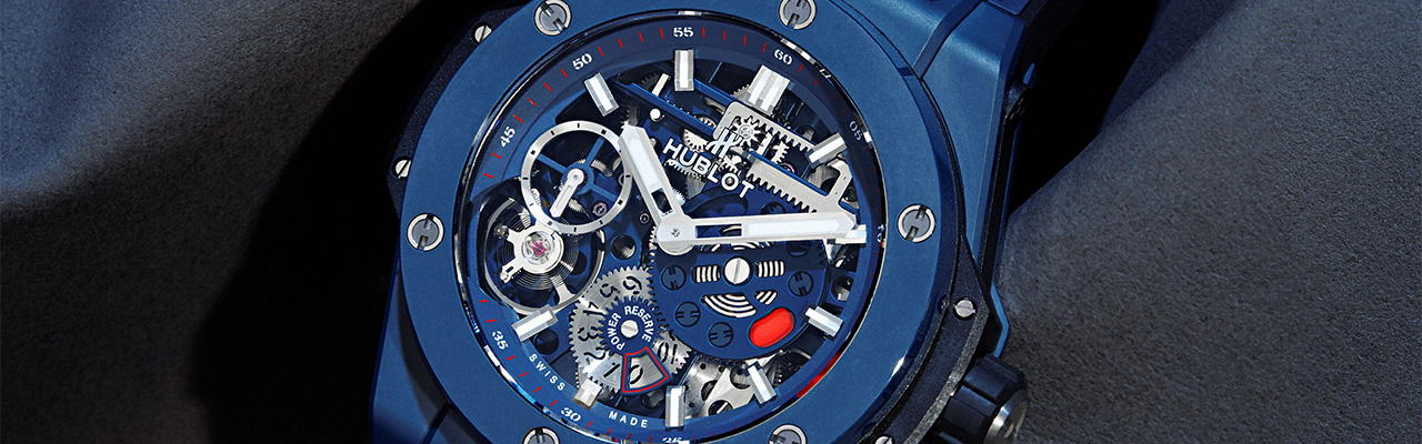 HUBLOT宇舶錶Big Bang MECA -10藍陶瓷腕錶