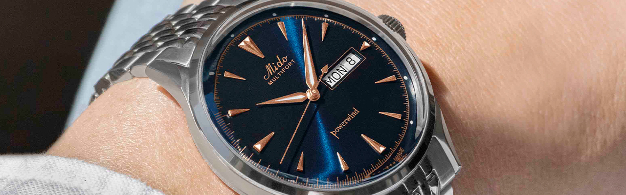 美度先鋒系列天文台認證復古限量錶