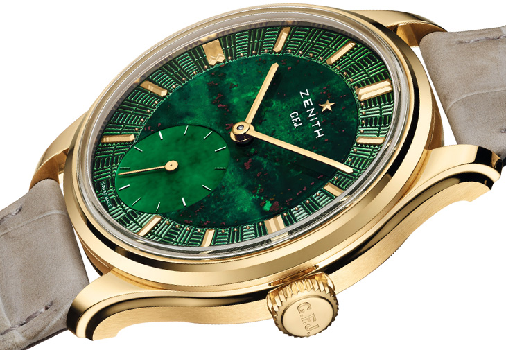 ZENITH真力時G.F.J.腕錶血石版