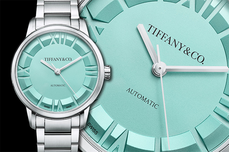 重新演繹1853年Atlas公共時鐘 TIFFANY & CO. Atlas系列38毫米腕錶