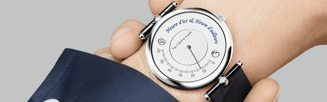 梵克雅寶Pierre Arpels Heure d'Ici & Heure d'Ailleurs腕錶