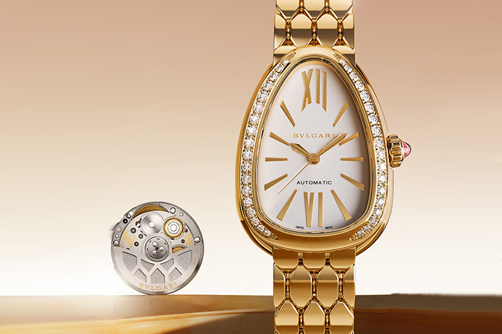 寶格麗為Serpenti量身打造Lady Solotempo BVS100 自動機芯