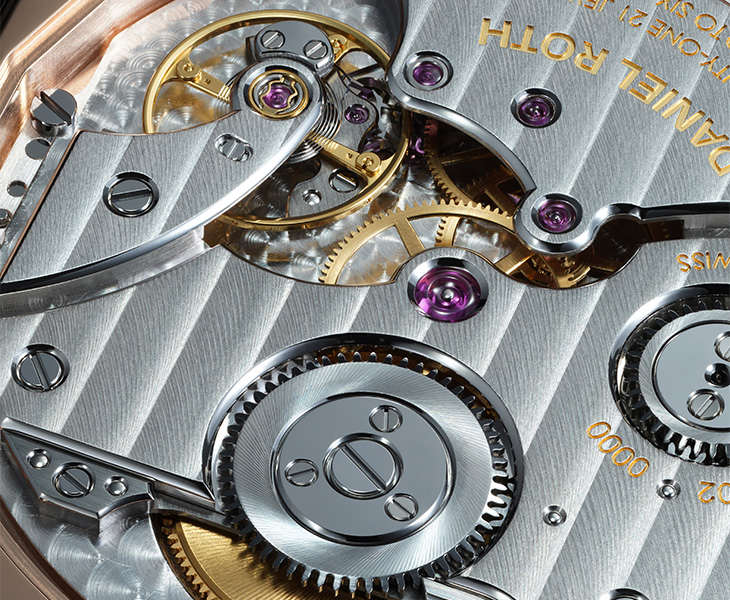 DANIEL ROTH Extra Plat Rose Gold腕錶