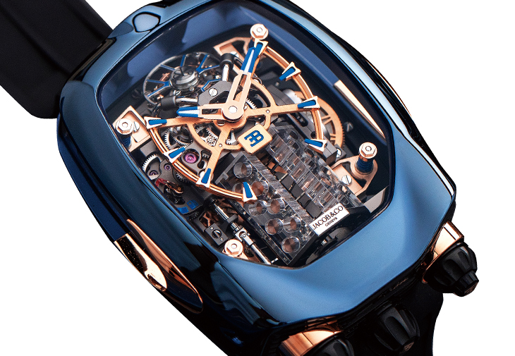 JACOB & CO. Bugatti Chiron Blue Titanium