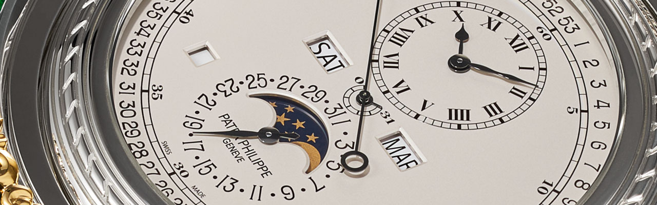 PATEK PHILIPPE百達翡麗27000M-001萬年曆跳秒桌鐘桌鐘
