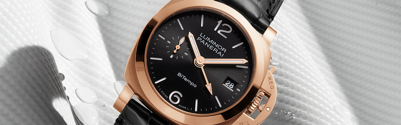 PANERAI沛納海Luminor Quaranta BiTempo Goldtech™腕錶