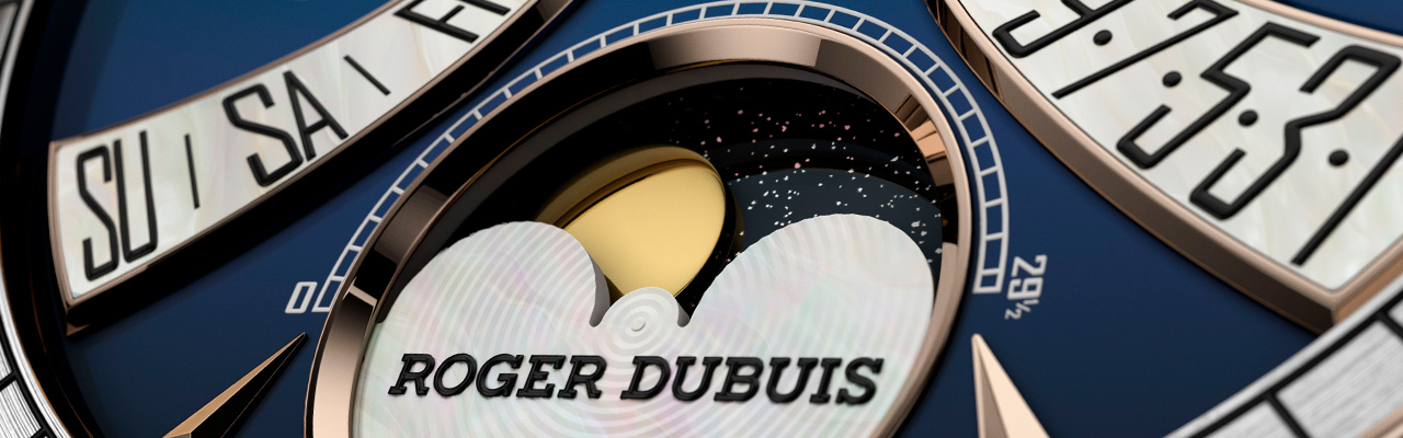 ROGER DUBUIS羅杰杜彼Hommage La Placide雙逆跳萬年曆限量腕錶