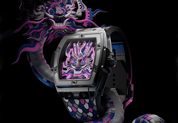 宇舶HUBLOT Spirit of Big Bang鈦金腕錶龍年限量款