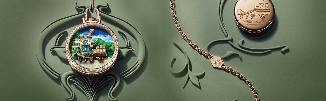 LOUIS VUITTON路易威登Escale à Asnières懷錶