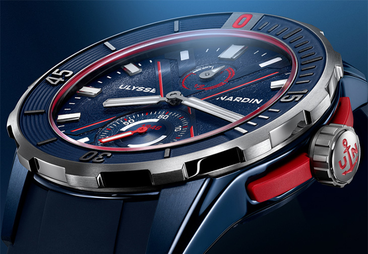 雅典錶ULYSSE NARDIN Diver腕錶錘頭鯊特別款