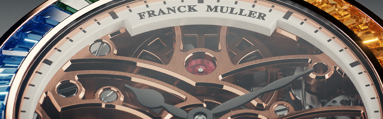 FRANCK MULLER法穆蘭Round Skeleton Baguette 31腕錶