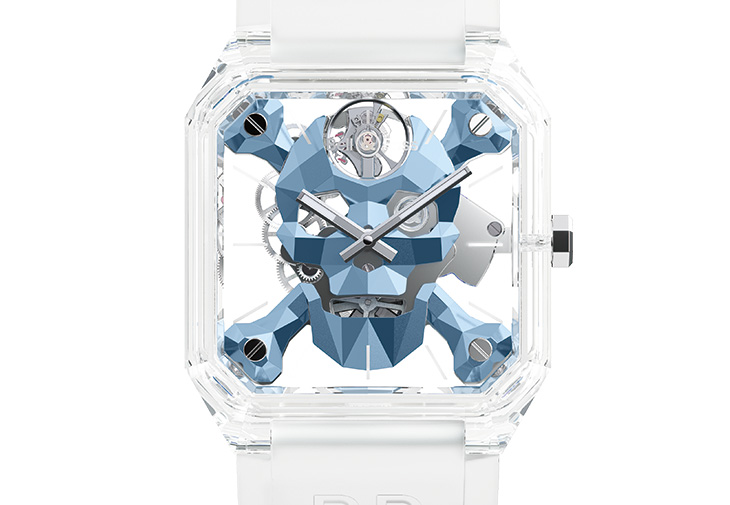 BELL & ROSS柏萊士Skull Sapphire Ice Blue