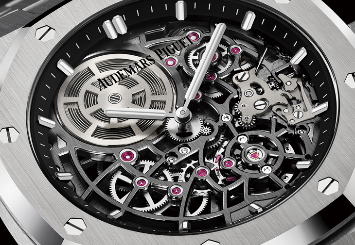 皇家橡樹「JUMBO」超薄鏤空腕錶