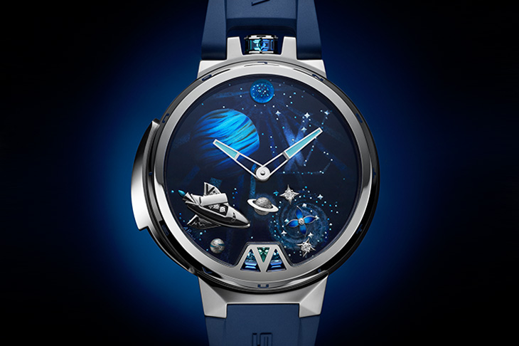 路易威登LOUIS VUITTON Tambour Jacquemart三問報時紀念腕錶
