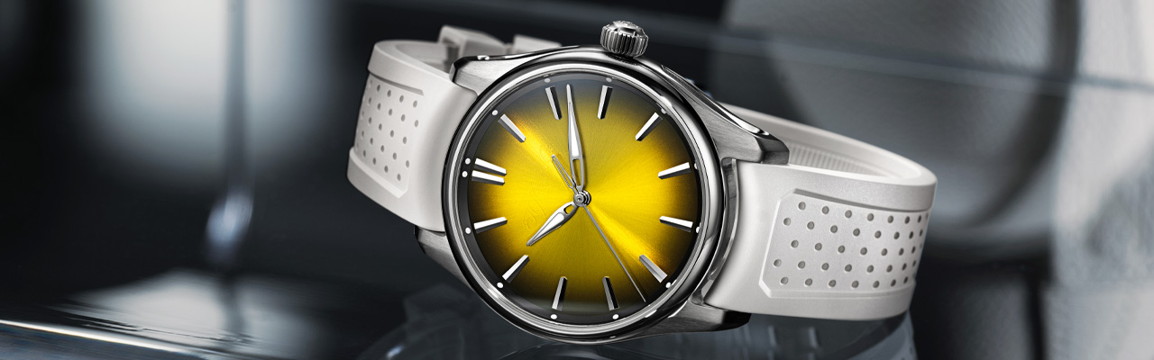 亨利慕時H. MOSER & CIE. 開拓者大三針太陽蛋腕錶