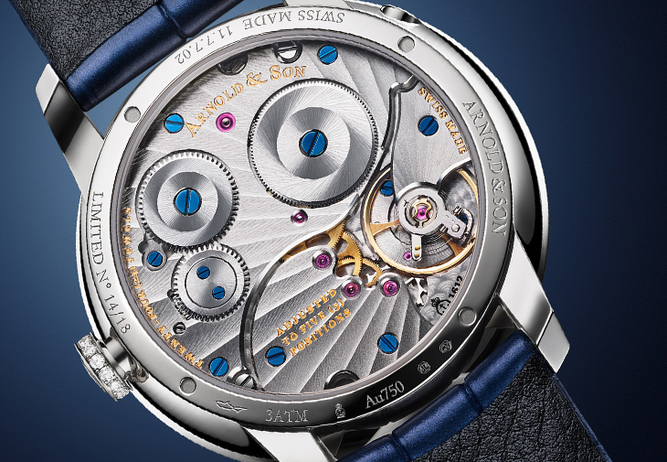 ARNOLD & SON亞諾錶Perpetual Moon 38白金月相腕錶