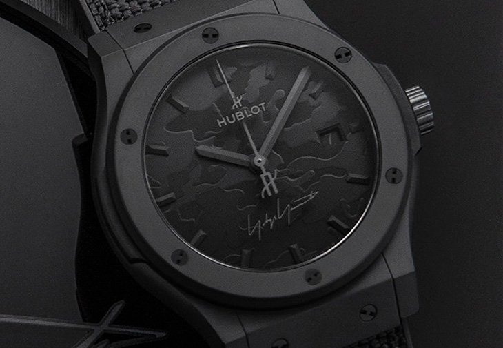 宇舶HUBLOT山本耀司經典融合系列全黑迷彩腕錶