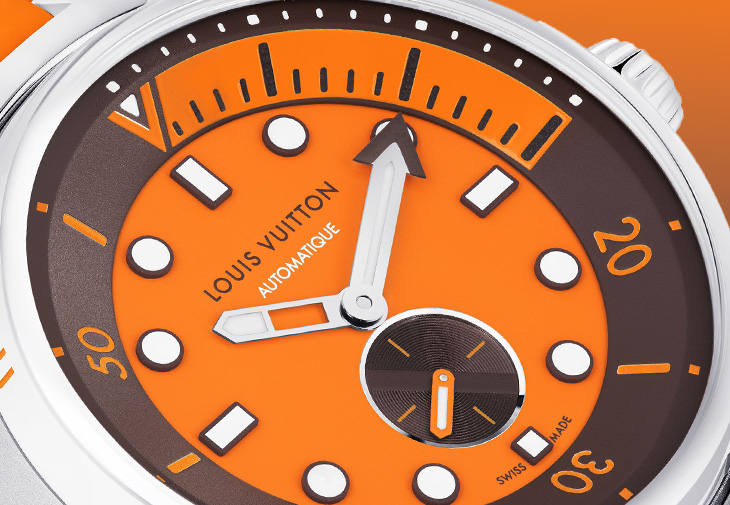 路易威登LOUIS VUITTON Tambour Street Diver Burning Rock