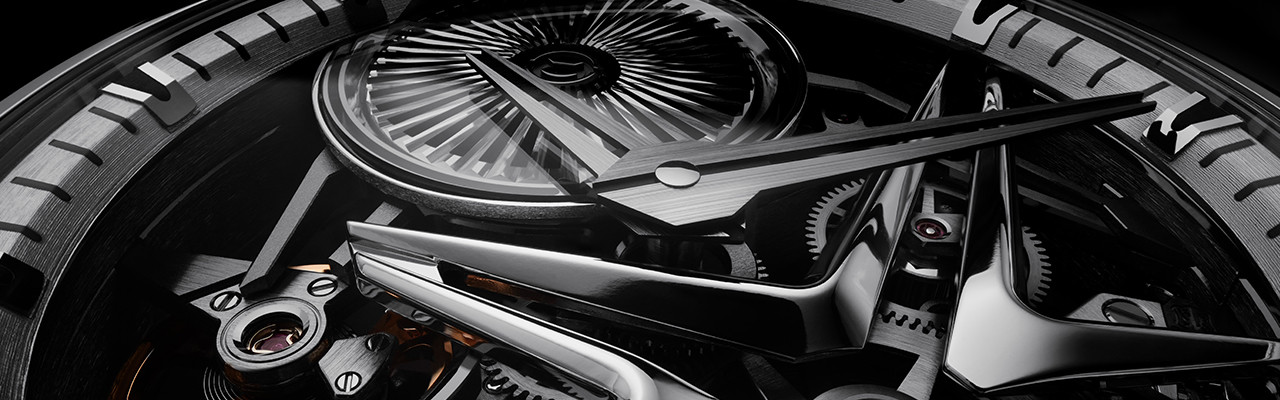 羅杰杜彼王者系列Sorayama特別版單擺輪腕錶