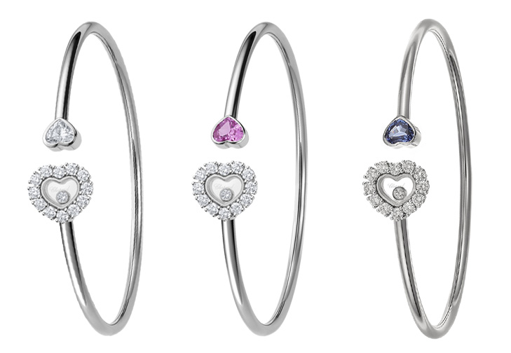 CHOPARD蕭邦表Happy Diamonds 愛心手環