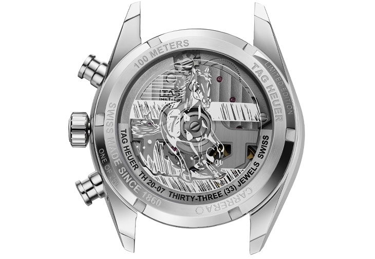 TAG HEUER泰格豪雅Carrera 馬年限量版計時腕錶