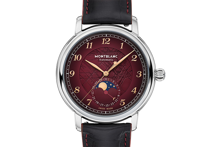 萬寶龍MONTBLANC明星傳承系列月相腕錶限量款1786